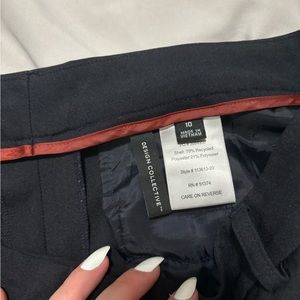 Chic pants work appropriate! Mid-rise